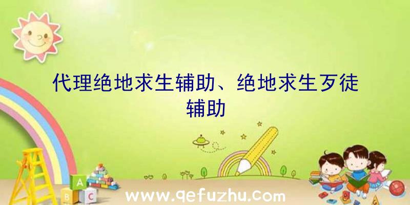 代理绝地求生辅助、绝地求生歹徒辅助