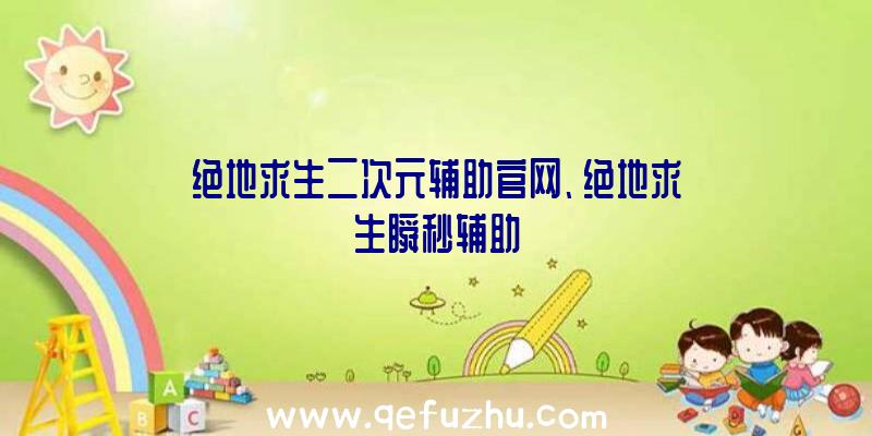 绝地求生二次元辅助官网、绝地求生瞬秒辅助