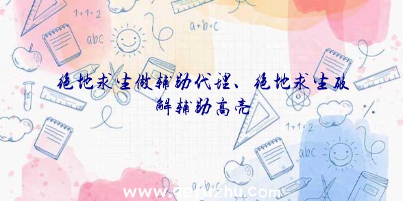 绝地求生做辅助代理、绝地求生破解辅助高亮