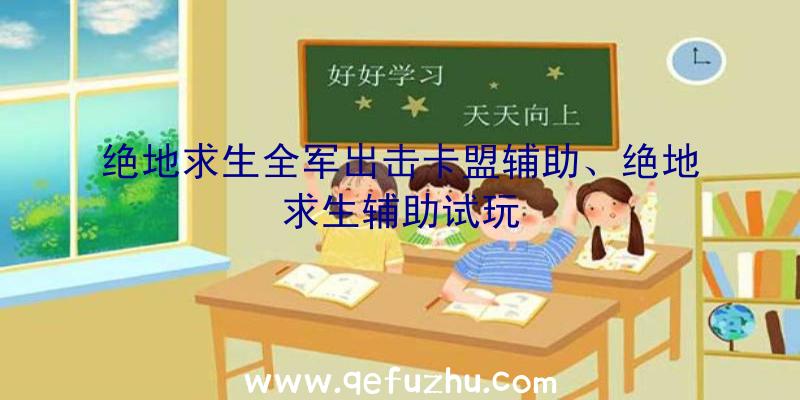 绝地求生全军出击卡盟辅助、绝地求生辅助试玩