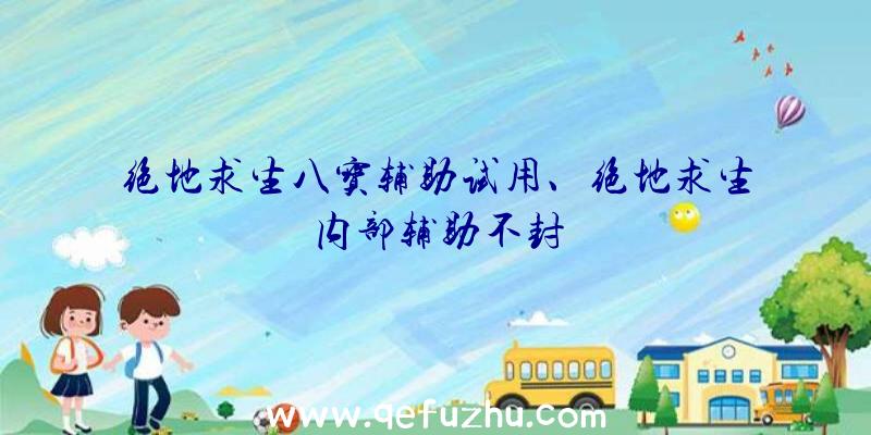 绝地求生八宝辅助试用、绝地求生内部辅助不封