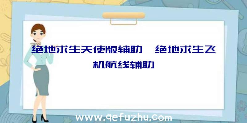 绝地求生天使版辅助、绝地求生飞机航线辅助