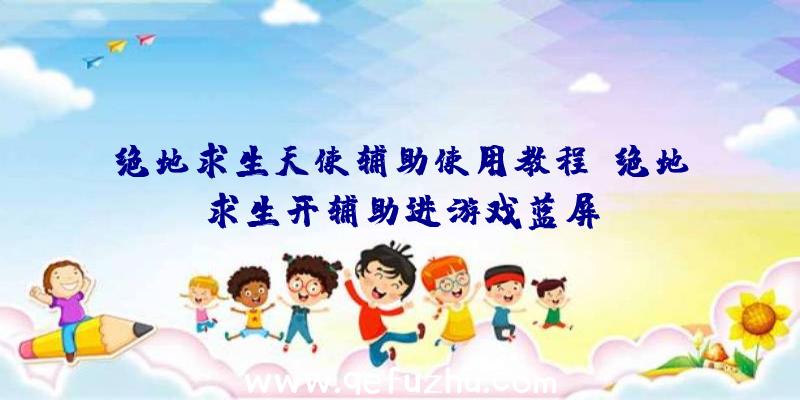 绝地求生天使辅助使用教程、绝地求生开辅助进游戏蓝屏