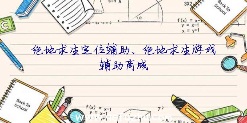 绝地求生定位辅助、绝地求生游戏辅助商城