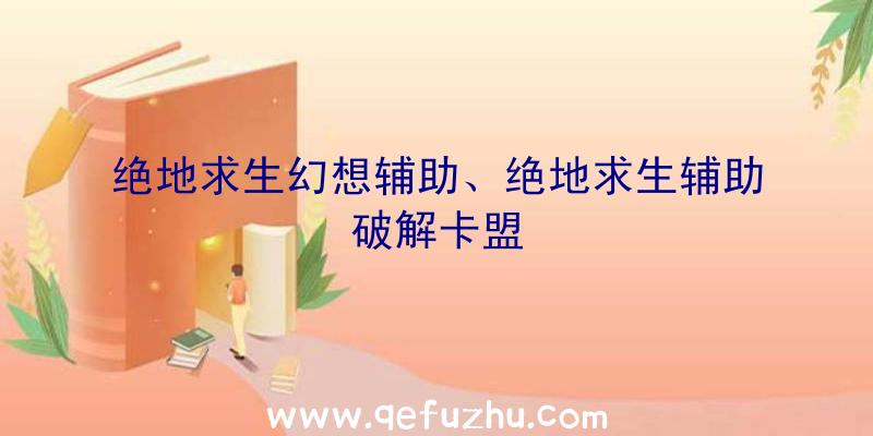 绝地求生幻想辅助、绝地求生辅助破解卡盟