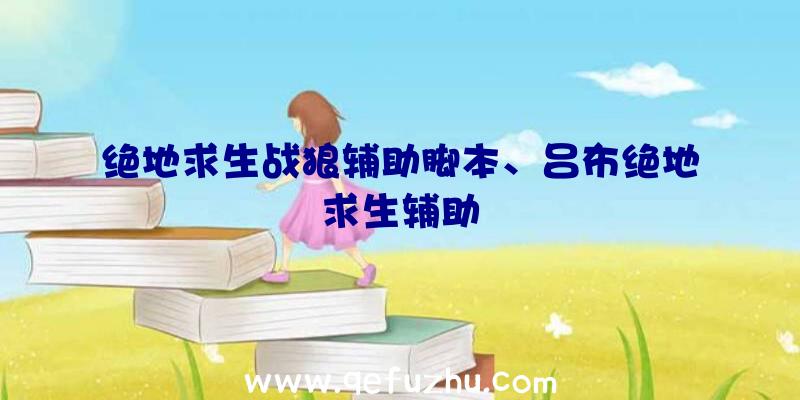 绝地求生战狼辅助脚本、吕布绝地求生辅助