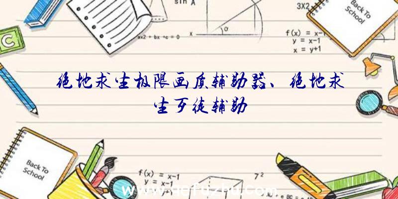 绝地求生极限画质辅助器、绝地求生歹徒辅助