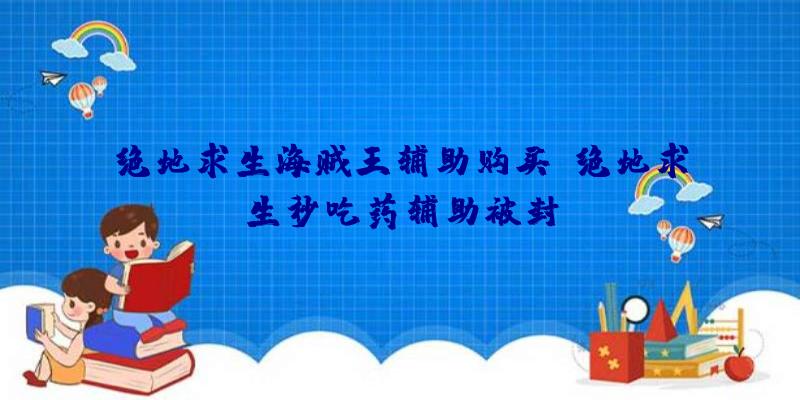 绝地求生海贼王辅助购买、绝地求生秒吃药辅助被封