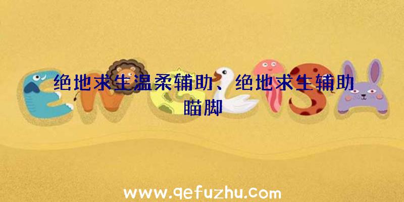 绝地求生温柔辅助、绝地求生辅助瞄脚