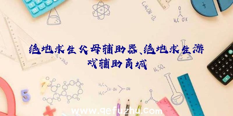 绝地求生父母辅助器、绝地求生游戏辅助商城