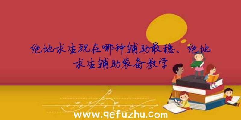 绝地求生现在哪种辅助最稳、绝地求生辅助装备教学