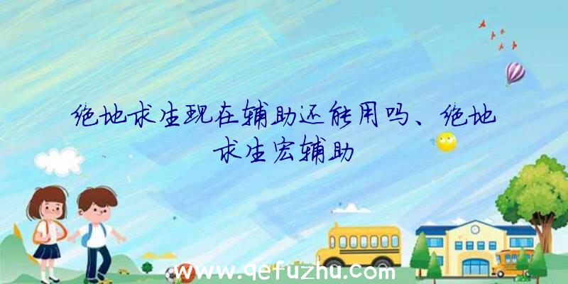 绝地求生现在辅助还能用吗、绝地求生宏辅助