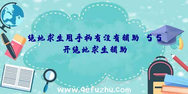 绝地求生用手柄有没有辅助、55开绝地求生辅助