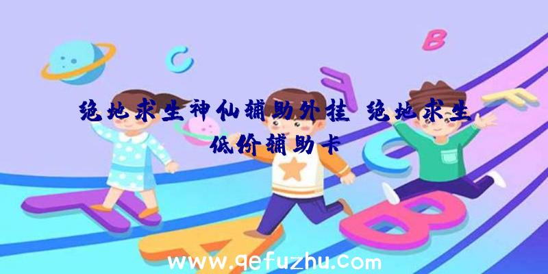 绝地求生神仙辅助外挂、绝地求生低价辅助卡