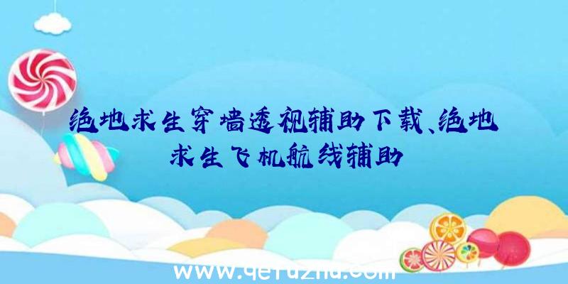 绝地求生穿墙透视辅助下载、绝地求生飞机航线辅助