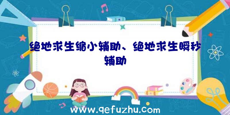 绝地求生缩小辅助、绝地求生瞬秒辅助