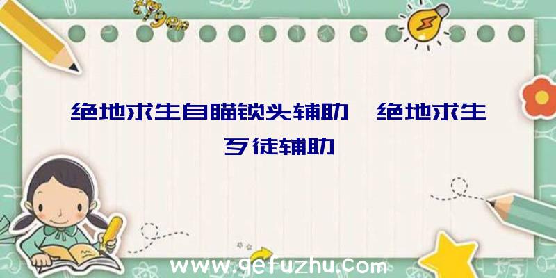 绝地求生自瞄锁头辅助、绝地求生歹徒辅助