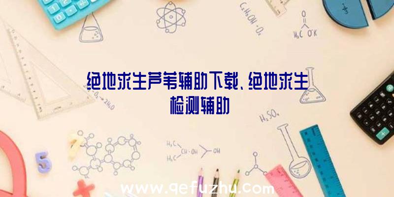 绝地求生芦苇辅助下载、绝地求生