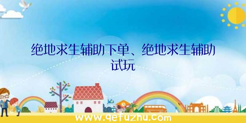 绝地求生辅助下单、绝地求生辅助试玩