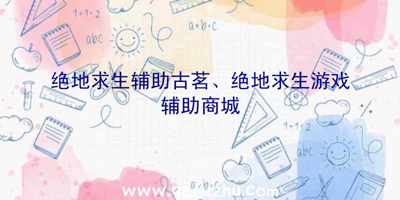 绝地求生辅助古茗、绝地求生游戏辅助商城