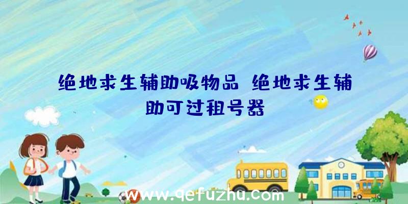 绝地求生辅助吸物品、绝地求生辅助可过租号器