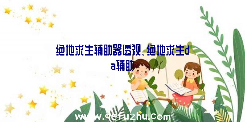 绝地求生辅助器透视、绝地求生da辅助