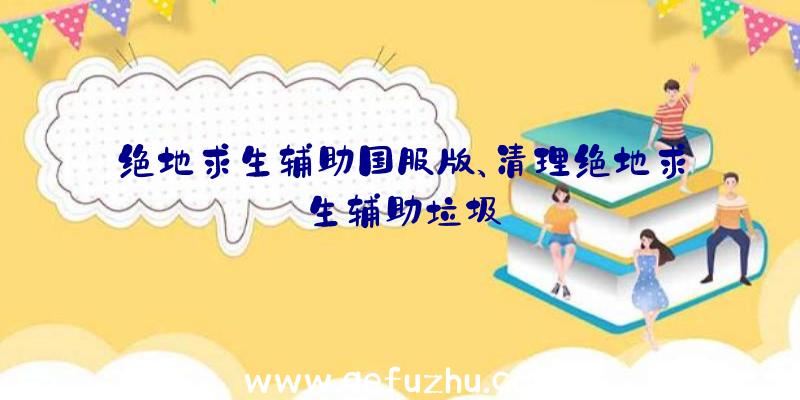 绝地求生辅助国服版、清理绝地求生辅助垃圾
