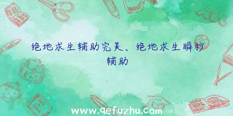 绝地求生辅助完美、绝地求生瞬秒辅助