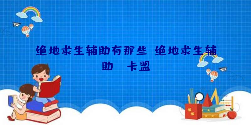 绝地求生辅助有那些、绝地求生辅助fz卡盟
