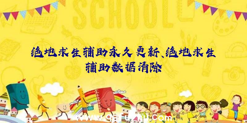 绝地求生辅助永久更新、绝地求生辅助数据清除