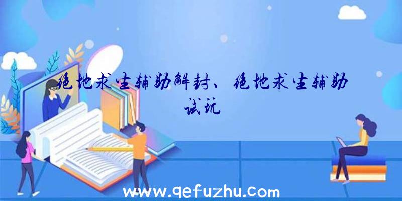 绝地求生辅助解封、绝地求生辅助试玩