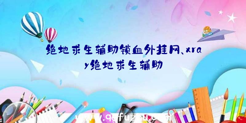 绝地求生辅助锁血外挂网、xray绝地求生辅助