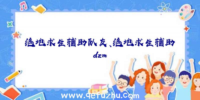 绝地求生辅助队友、绝地求生辅助dzm