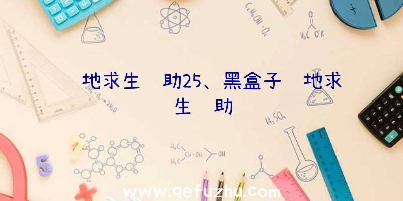 绝地求生辅助25、黑盒子绝地求生辅助