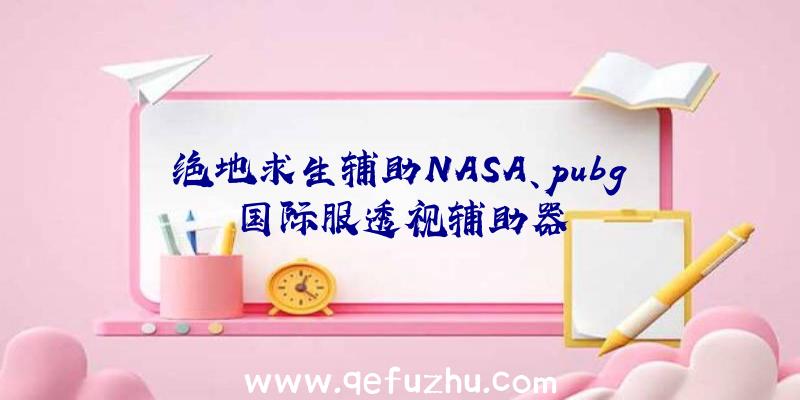 绝地求生辅助NASA、pubg国际服透视辅助器