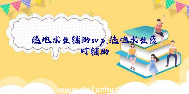 绝地求生辅助svp、绝地求生蓝灯辅助