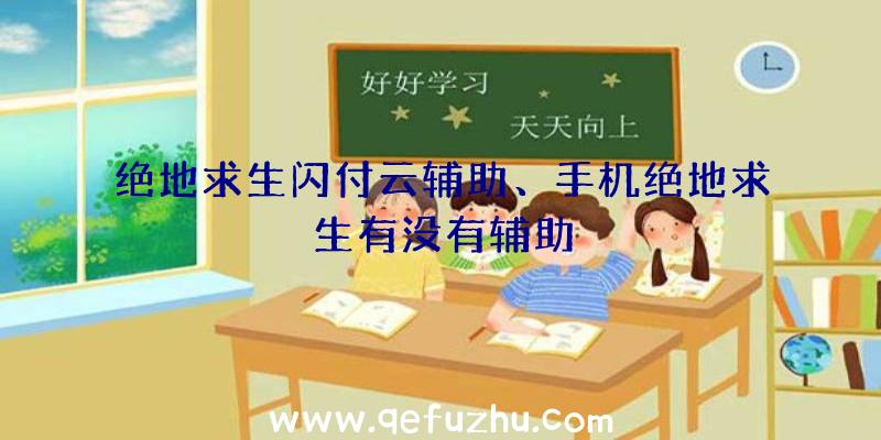 绝地求生闪付云辅助、手机绝地求生有没有辅助