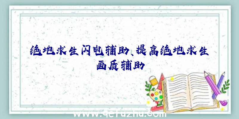绝地求生闪电辅助、提高绝地求生画质辅助