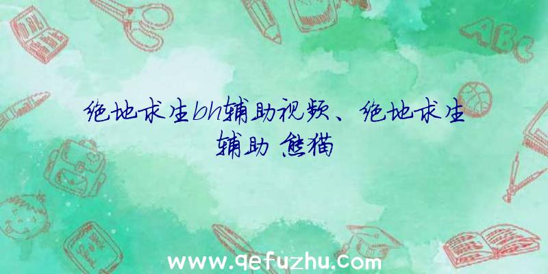 绝地求生bh辅助视频、绝地求生辅助