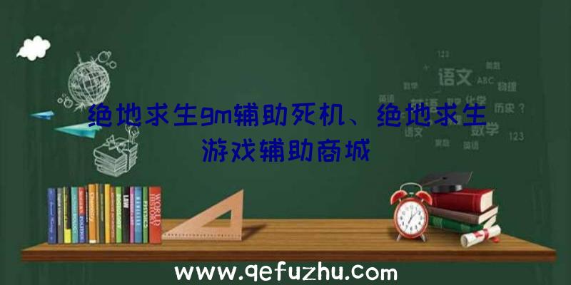 绝地求生gm辅助死机、绝地求生游戏辅助商城