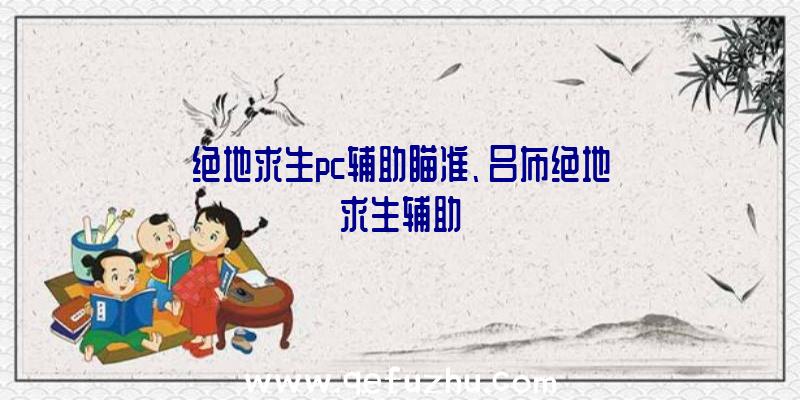 绝地求生pc辅助瞄准、吕布绝地求生辅助