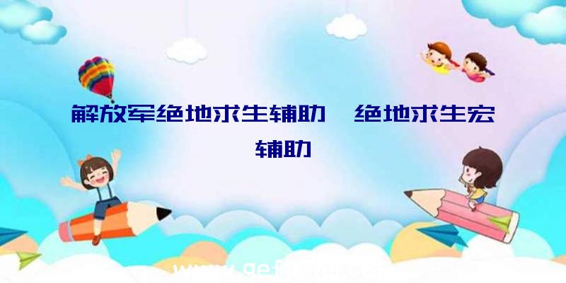 解放军绝地求生辅助、绝地求生宏辅助