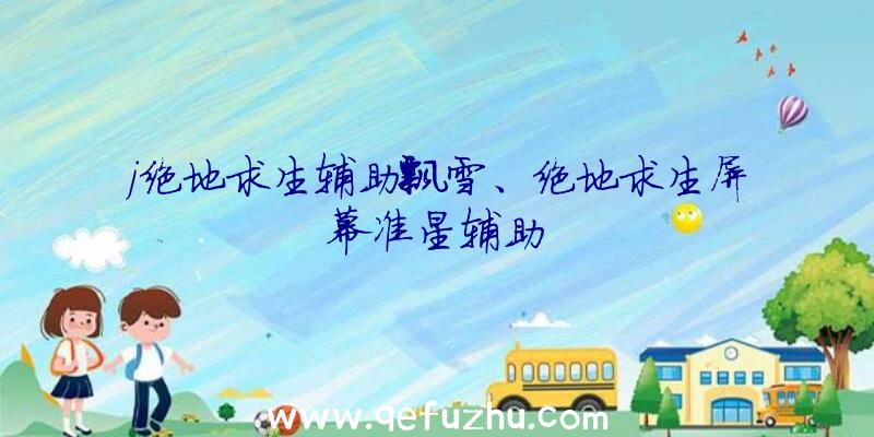 j绝地求生辅助飘雪、绝地求生屏幕准星辅助