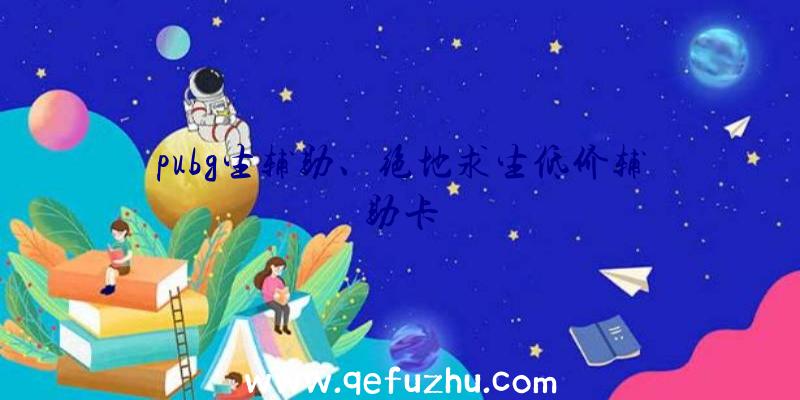 pubg生辅助、绝地求生低价辅助卡