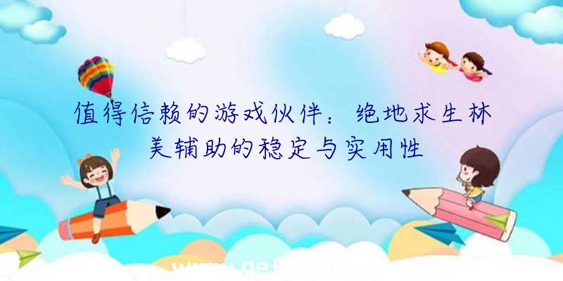 值得信赖的游戏伙伴：绝地求生林美辅助的稳定与实用性