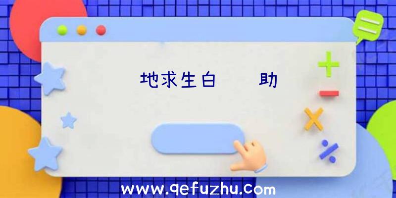 绝地求生白鲨辅助